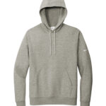NIKE CLUB FLEECE SLEEVE SWOOSH PULLOVER HOODIE - Dark Grey Heather - S