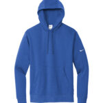 NIKE CLUB FLEECE SLEEVE SWOOSH PULLOVER HOODIE - Game Royal - 3XL