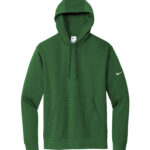 NIKE CLUB FLEECE SLEEVE SWOOSH PULLOVER HOODIE - Gorge Green - 2XL