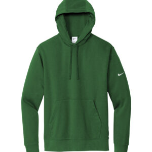 NIKE CLUB FLEECE SLEEVE SWOOSH PULLOVER HOODIE - Gorge Green - 2XL