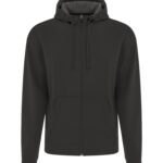 ATC™ GAME DAY™ FLEECE FULL ZIP HOODIE - Charcoal Heather - S