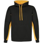 ATC™ GAME DAY™ FLEECE COLOUR BLOCK HOODIE - Black/Gold - 2XL