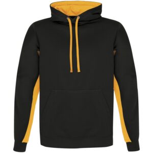 ATC™ GAME DAY™ FLEECE COLOUR BLOCK HOODIE - Black/Gold - 2XL