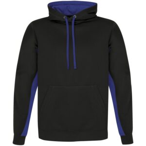 ATC™ GAME DAY™ FLEECE COLOUR BLOCK HOODIE - Black/True Royal - 2XL