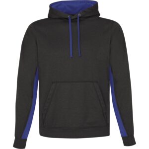ATC™ GAME DAY™ FLEECE COLOUR BLOCK HOODIE - Charcoal/True Royal - 2XL