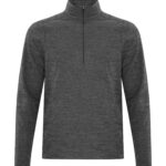 ATC™ DYNAMIC HEATHER FLEECE 1/2 ZIP SWEATSHIRT - Charcoal Dynamic - XL