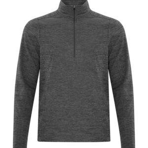ATC™ DYNAMIC HEATHER FLEECE 1/2 ZIP SWEATSHIRT - Charcoal Dynamic - 2XL