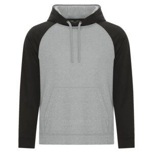 ATC™ GAME DAY™ FLEECE TWO TONE HOODIE - Athletic Grey/Black - 2XL