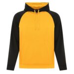 ATC™ GAME DAY™ FLEECE TWO TONE HOODIE - Gold/Black - XS