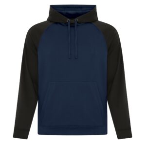ATC™ GAME DAY™ FLEECE TWO TONE HOODIE - True Navy/Black - 2XL