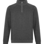ATC™ ESACTIVE® VINTAGE 1/4 ZIP SWEATSHIRT - Charcoal Heather - 2XL