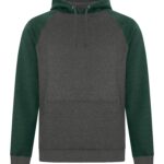 ATC™ ESACTIVE® VINTAGE TWO TONE HOODIE - Forest Heather/Charcoal Heather - S