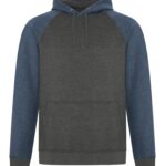 ATC™ ESACTIVE® VINTAGE TWO TONE HOODIE - Navy Heather/Charcoal Heather - 2XL