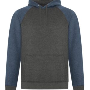 ATC™ ESACTIVE® VINTAGE TWO TONE HOODIE - Navy Heather/Charcoal Heather - 2XL
