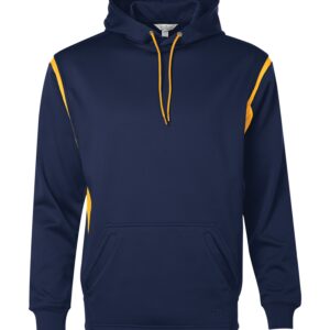 ATC™ PTECH® FLEECE VarCITY HOODIE - True Navy/Gold - XS