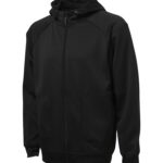 ATC™ PTECH® FLEECE HOODED JACKET - Black - 2XL