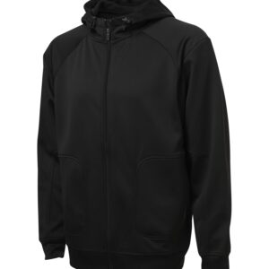 ATC™ PTECH® FLEECE HOODED JACKET - Black - 2XL