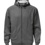 ATC™ PTECH® FLEECE HOODED JACKET - Charcoal Heather - XS