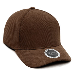 INIVI COOPER CORDUROY 2 PANEL CAP - Chocolate Brown - OSFA
