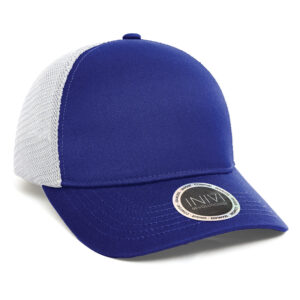 INIVI TENFOUR 2 PANEL TRUCKER CAP - Royal/White - OSFA