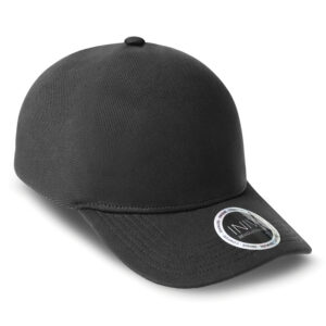 INIVI STANLEY 1 PANEL SEAMLESS CAP - Black - OSFA