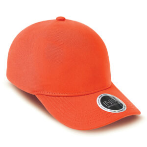 INIVI STANLEY 1 PANEL SEAMLESS CAP - Orange - OSFA