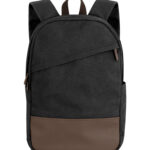KOI® CANVAS BACKPACK 13 L - Faded Black - OSFA
