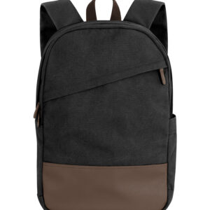 KOI® CANVAS BACKPACK 13 L - Faded Black - OSFA