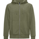 KOI® ELEMENT TRIBLEND FLEECE FULL ZIP HOODIE - Military Frost* - XL