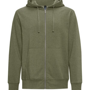 KOI® ELEMENT TRIBLEND FLEECE FULL ZIP HOODIE - Military Frost* - 2XL