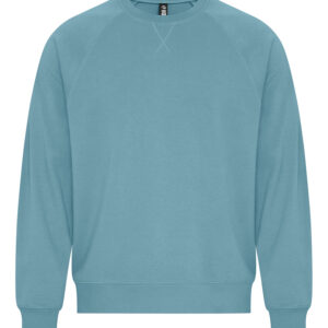 KOI® ELEMENT CVC FRENCH TERRY CREWNECK - Blue Agave - 2XL