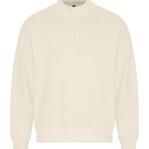 KOI® ELEMENT CVC FRENCH TERRY 1/4 ZIP - Natural - 2XL