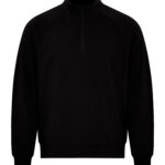 KOI® ELEMENT CVC FRENCH TERRY 1/4 ZIP - Onyx - S