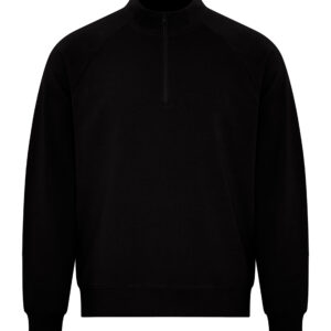 KOI® ELEMENT CVC FRENCH TERRY 1/4 ZIP - Onyx - 2XL