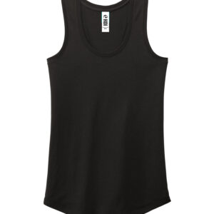 KOI® ELEMENT TRIBLEND RACERBACK LADIES’ TANK - Onyx - 2XL