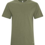 KOI® ELEMENT RING SPUN BLEND TEE - Olive Green - XL
