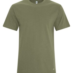 KOI® ELEMENT RING SPUN BLEND TEE - Olive Green - 2XL