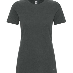 KOI® ELEMENT RING SPUN BLEND LADIES' TEE - Charcoal - 2XL