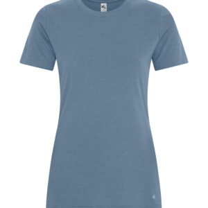 KOI® ELEMENT RING SPUN BLEND LADIES' TEE - Denim - 2XL