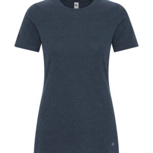 KOI® ELEMENT RING SPUN BLEND LADIES' TEE - Indigo - 2XL