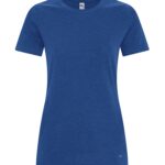 KOI® ELEMENT RING SPUN BLEND LADIES' TEE - Lapis - 3XL