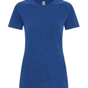 KOI® ELEMENT RING SPUN BLEND LADIES' TEE - Lapis - 2XL