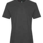 KOI® ELEMENT RING SPUN COTTON TEE - Charcoal Heather** - XL