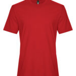 KOI® ELEMENT RING SPUN COTTON TEE - Scarlet Red - L