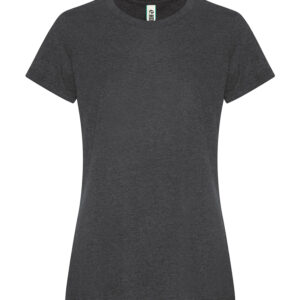 KOI® ELEMENT RING SPUN COTTON LADIES' TEE - Charcoal Heather** - 2XL