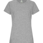 KOI® ELEMENT RING SPUN COTTON LADIES' TEE - Grey Heather* - 2XL