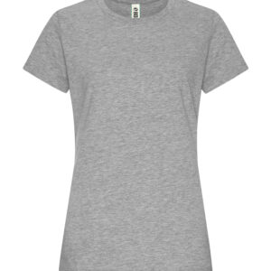 KOI® ELEMENT RING SPUN COTTON LADIES' TEE - Grey Heather* - M