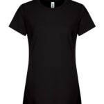 KOI® ELEMENT RING SPUN COTTON LADIES' TEE - Onyx - M