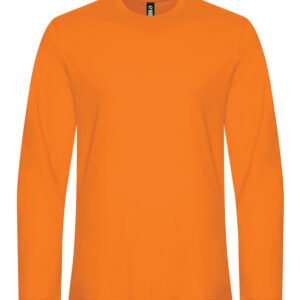 KOI® ELEMENT RING SPUN COTTON LONG SLEEVE TEE - Orange Burst - 2XL