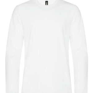 KOI® ELEMENT RING SPUN COTTON LONG SLEEVE TEE - White - 2XL
